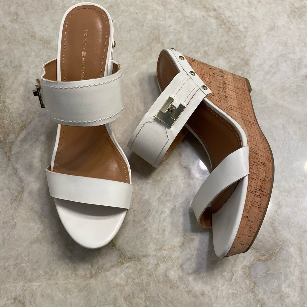Tommy Hilfiger white  Women's Sandals